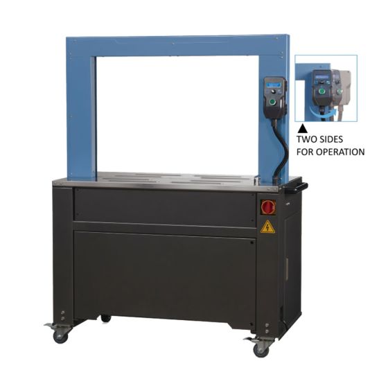 Equipment. Strapping & stapling. Bundle strapping machines. Automatic arch strapping machine for 28 straps/minute