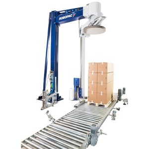 Automatski stroj za omatanje paleta s rotirajućom rukom